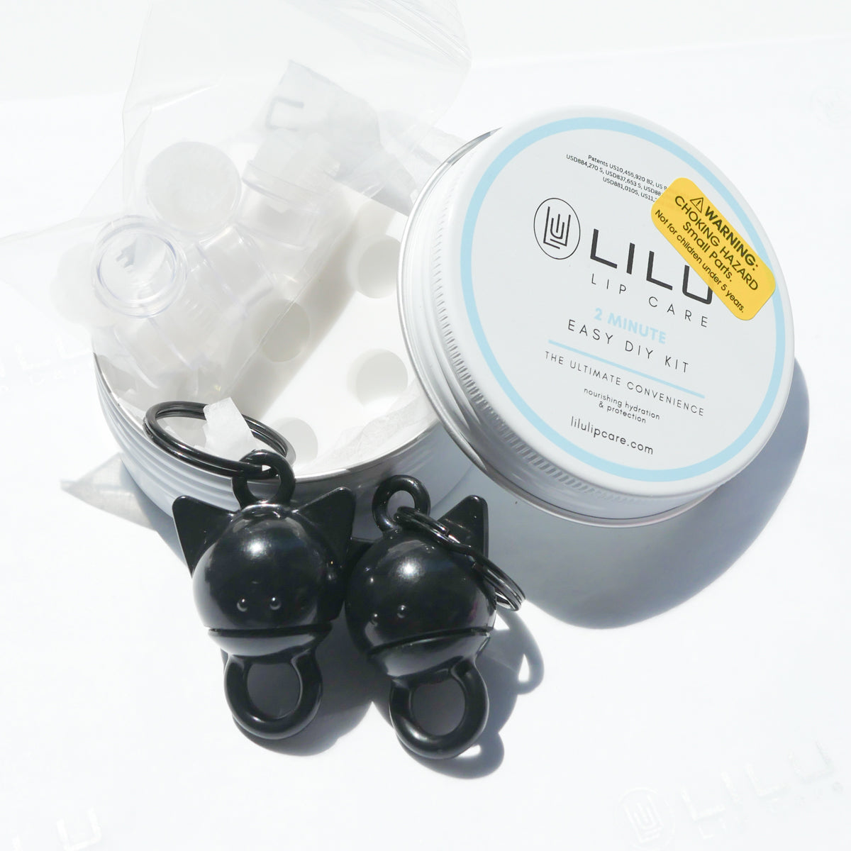 BESTIE KITTY BUNDLE | EASY 2-Minute DIY REFILL KIT AND TWO BESTIES - choose your colors | LiLu Lip Care