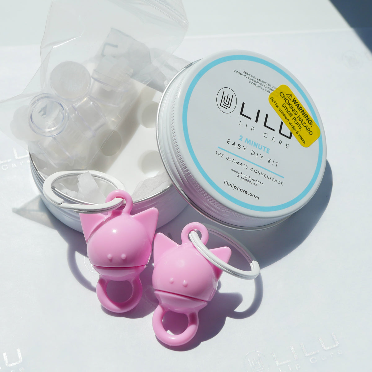 BESTIE KITTY BUNDLE | EASY 2-Minute DIY REFILL KIT AND TWO BESTIES - choose your colors | LiLu Lip Care