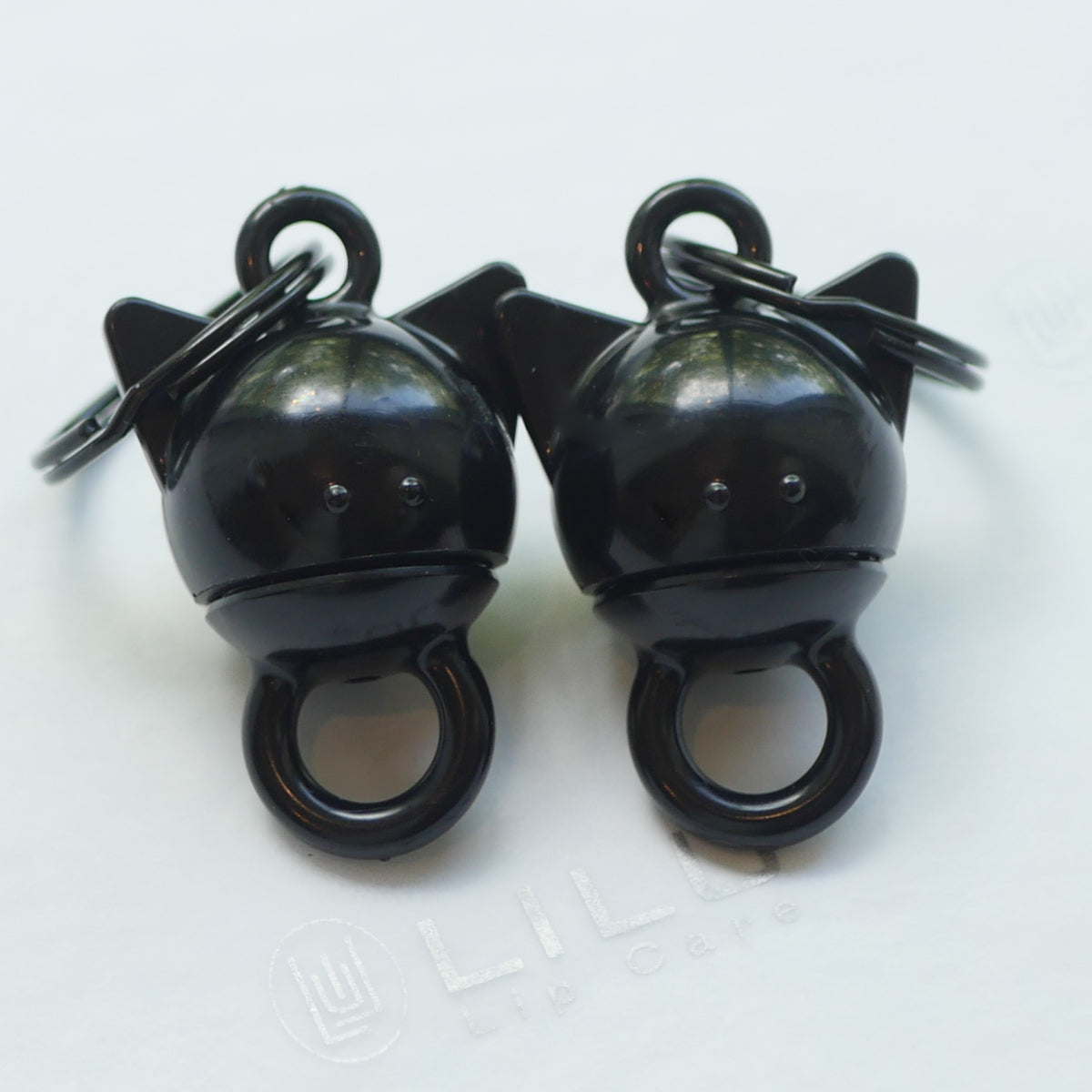 2 REFILLABLE BESTIE KITTY LIP BALM ACCESSORIES in Black, Pink or Grey | LiLu Lip Care