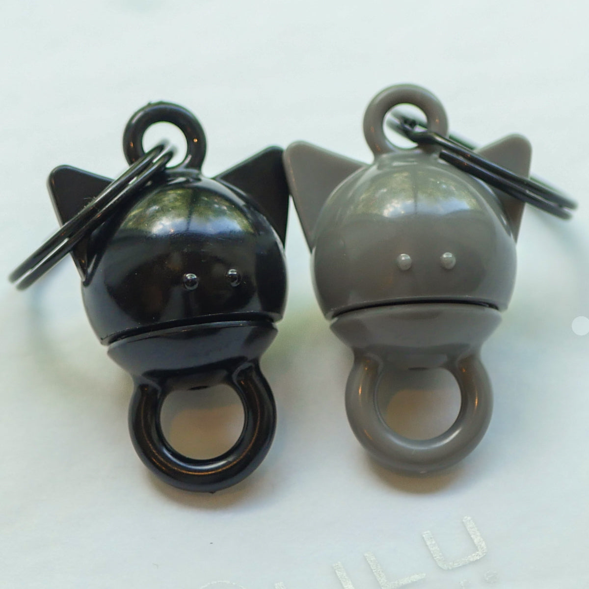2 REFILLABLE BESTIE KITTY LIP BALM ACCESSORIES in Black, Pink or Grey | LiLu Lip Care