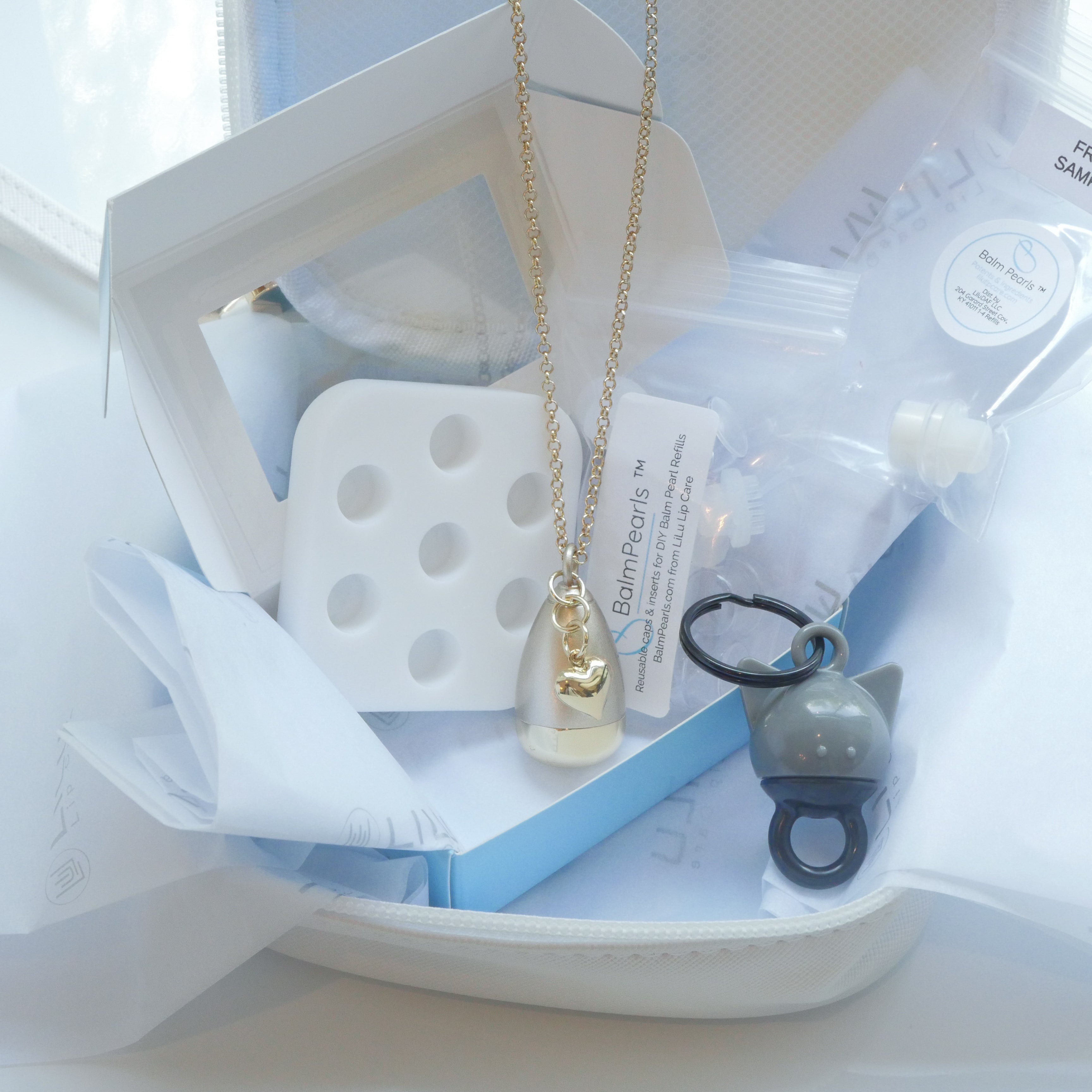 LiLu Dream Kit — Refillable Lip Balm Necklace Gift Set | LiLu Lip Care