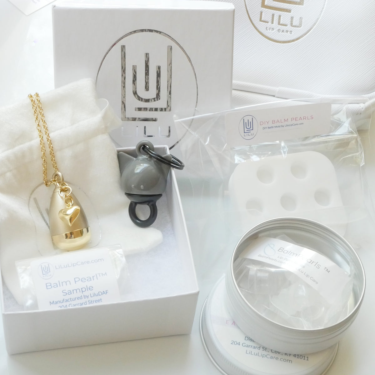 LiLu Dream Kit — Lip Balm Necklace Gift Set