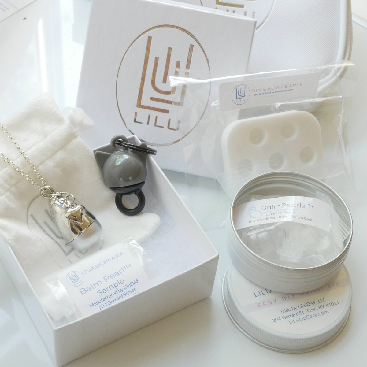 LiLu Dream Kit — Lip Balm Necklace Gift Set
