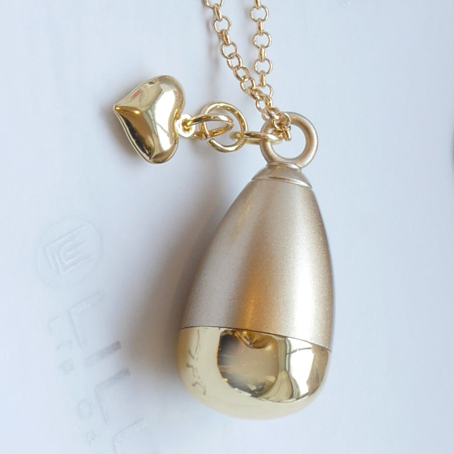 Lexi Dual Finish Refillable Lip Balm Necklace