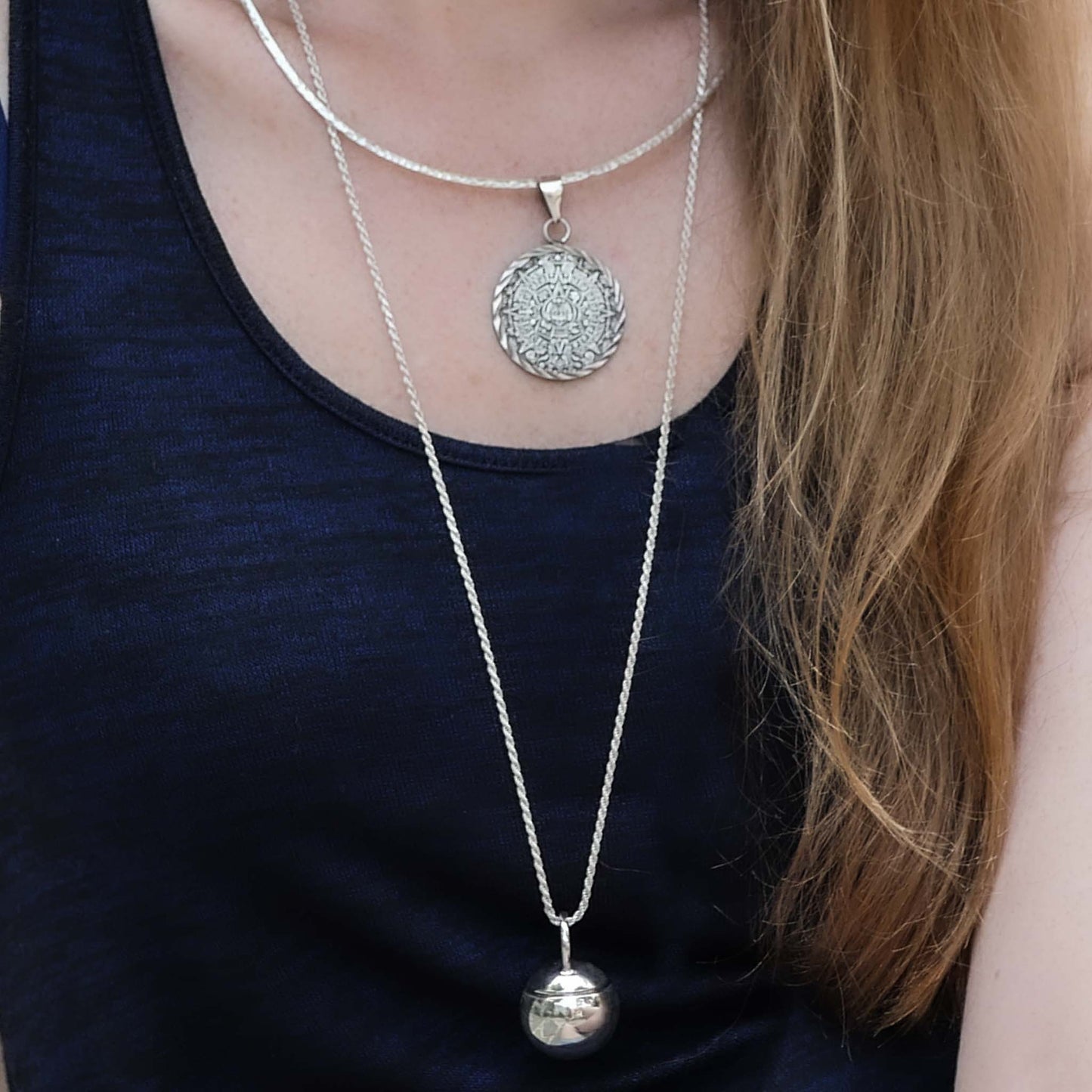 COSETTE SILVER REFILLABLE LIP BALM NECKLACE | LiLu Lip Care