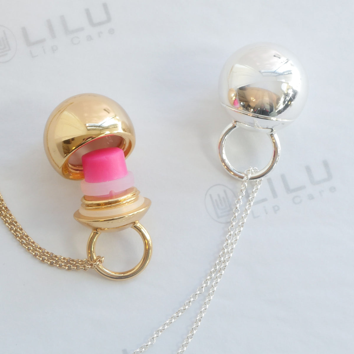 Cosette Refillable Lip Balm Necklace
