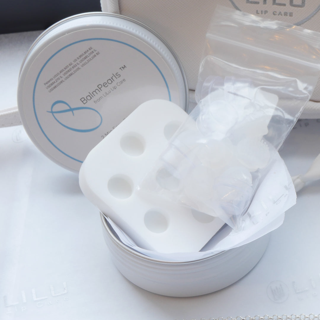 Lip Balm Lover's Dream Kit  w/ Lexi Heart Refillable Lip Balm Necklace | LiLu Lip Care