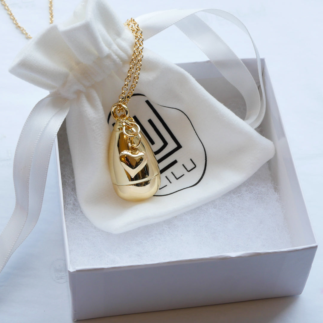 Limited Edition Lexi Heart Lip Balm Necklace | DIY Only | LiLu Lip Care