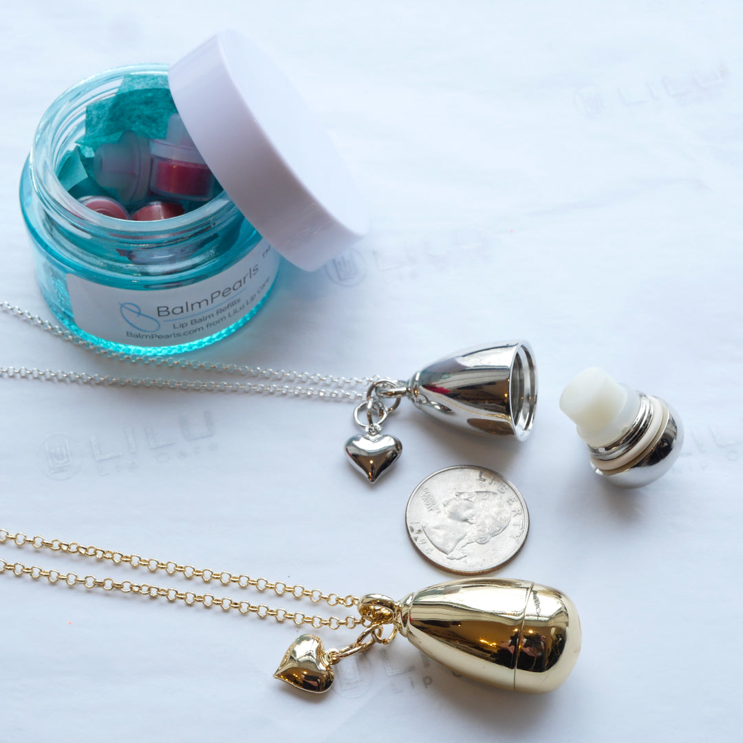 Limited Edition Lexi Heart Lip Balm Necklace | DIY Only | LiLu Lip Care
