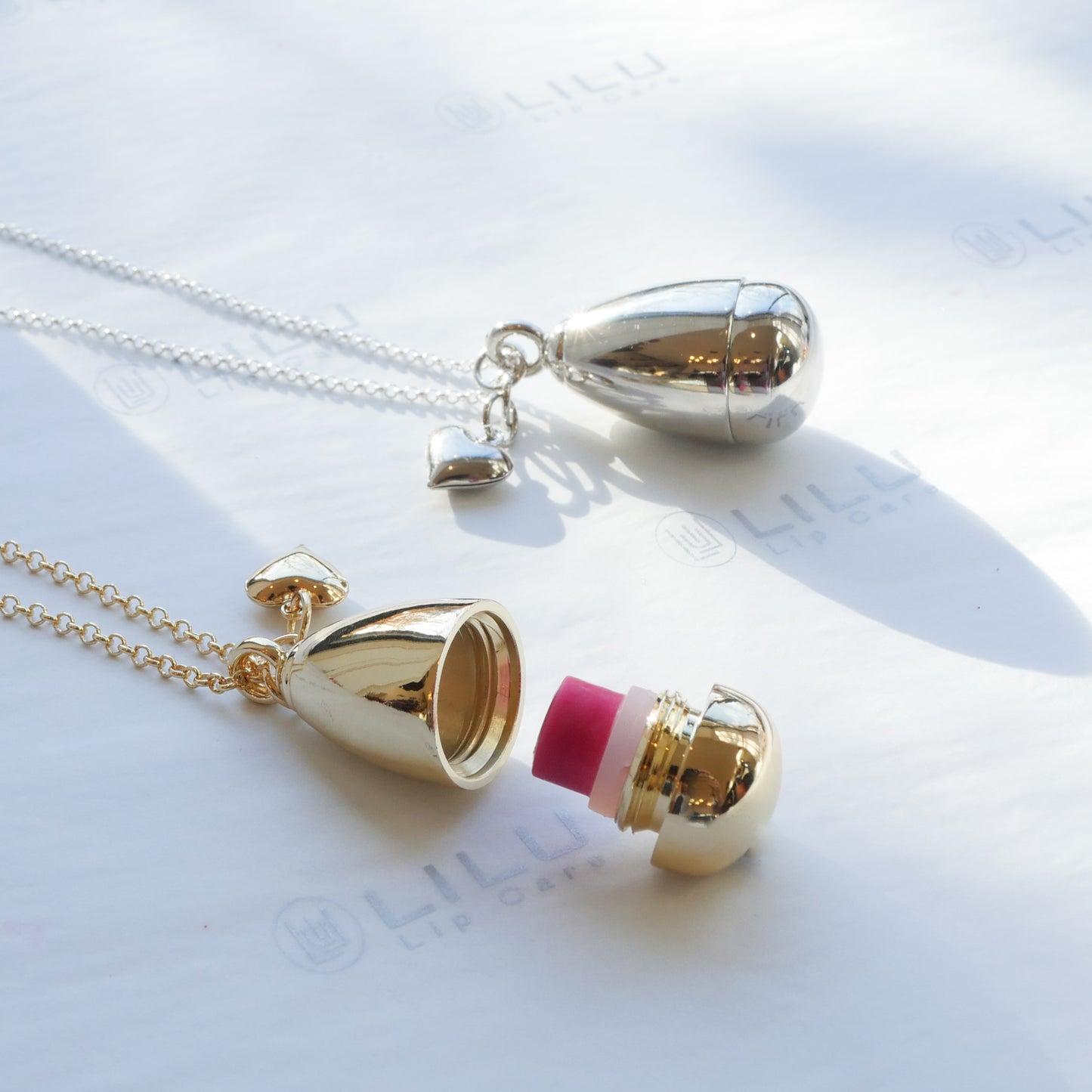 Limited Edition Lexi Heart Lip Balm Necklace | DIY Only | LiLu Lip Care