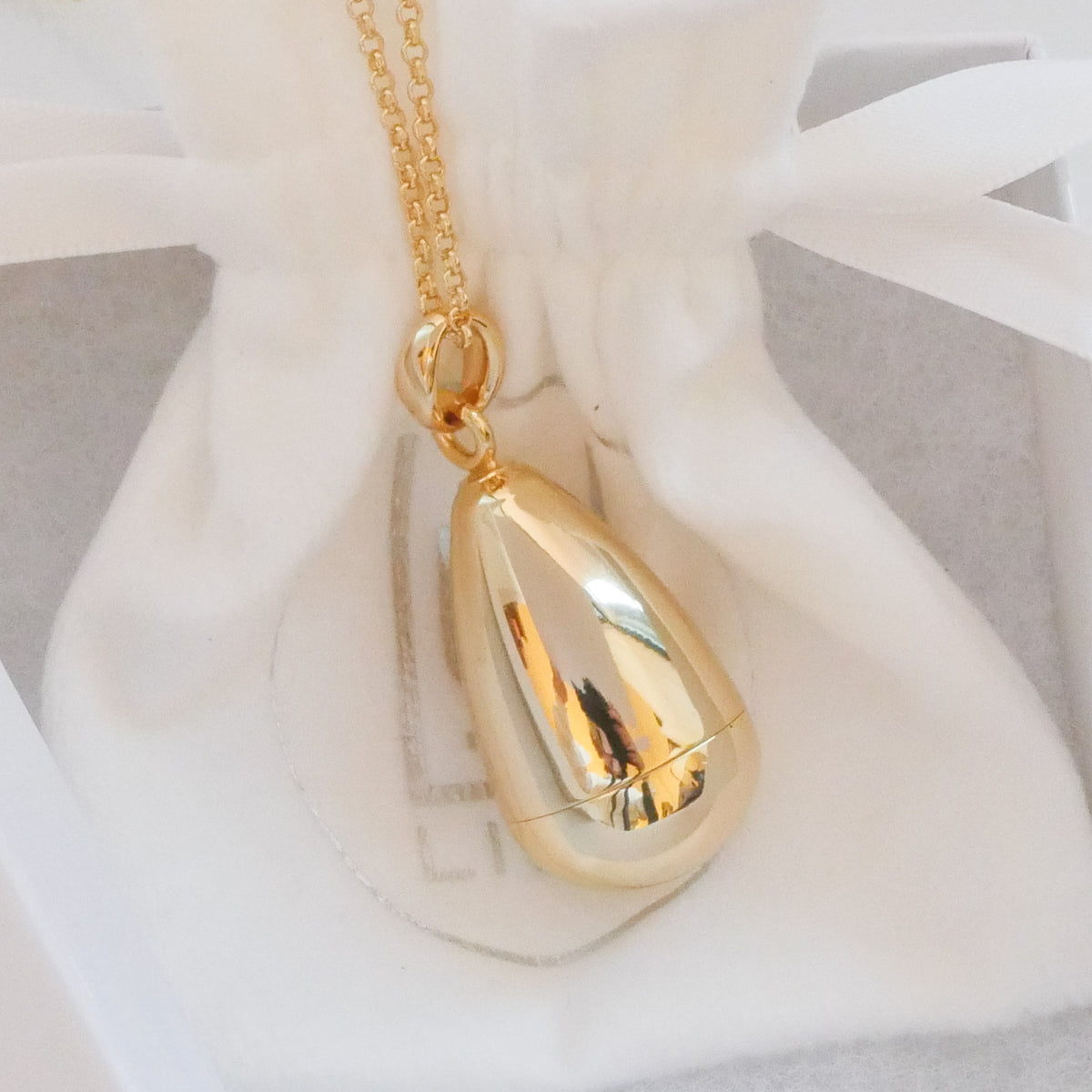 Lexi Gold Refillable Lip Balm Necklace