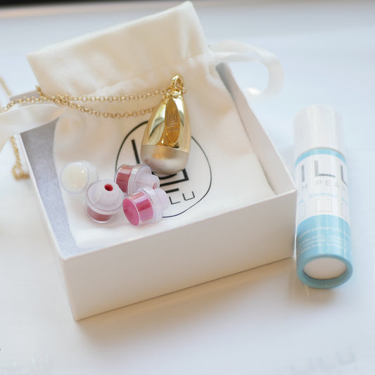 LEXI GOLD REFILLABLE LIP BALM NECKLACE | LiLu Lip Care
