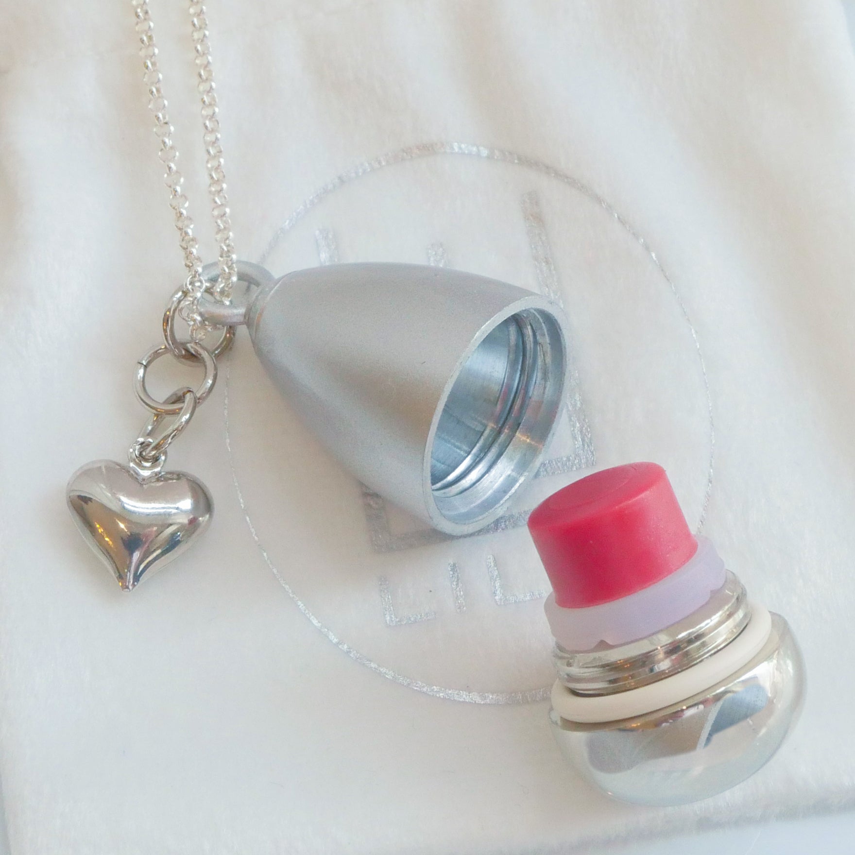 Extra Caps & Balm Pearl Inserts for LiLu Refillable Lip Balm Necklace