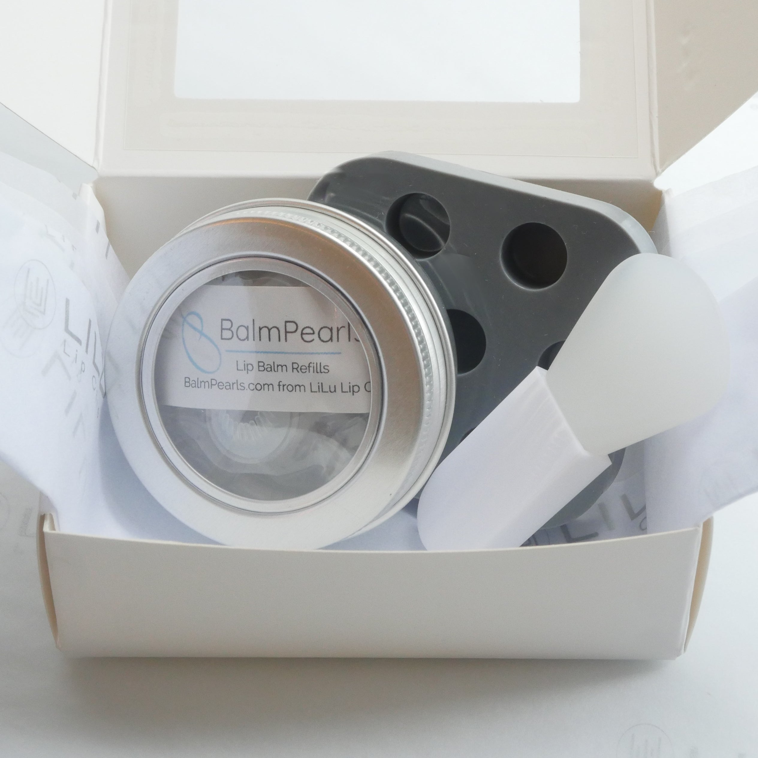 Lexi  Sterling Silver Refillable Lip Balm Necklace