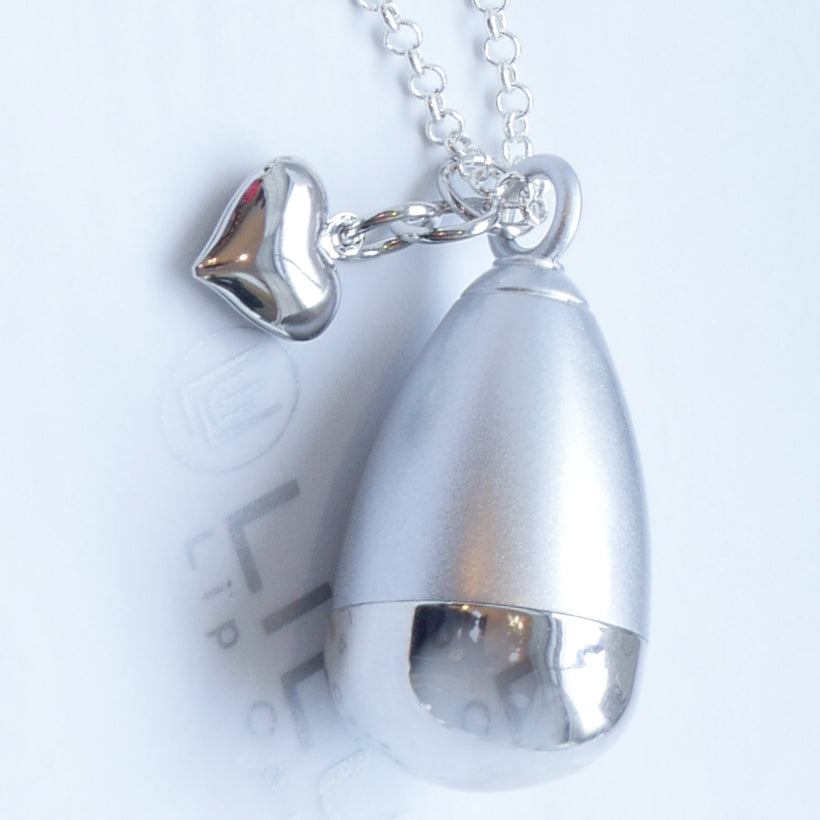 Lexi Dual Finish Refillable Lip Balm Necklace