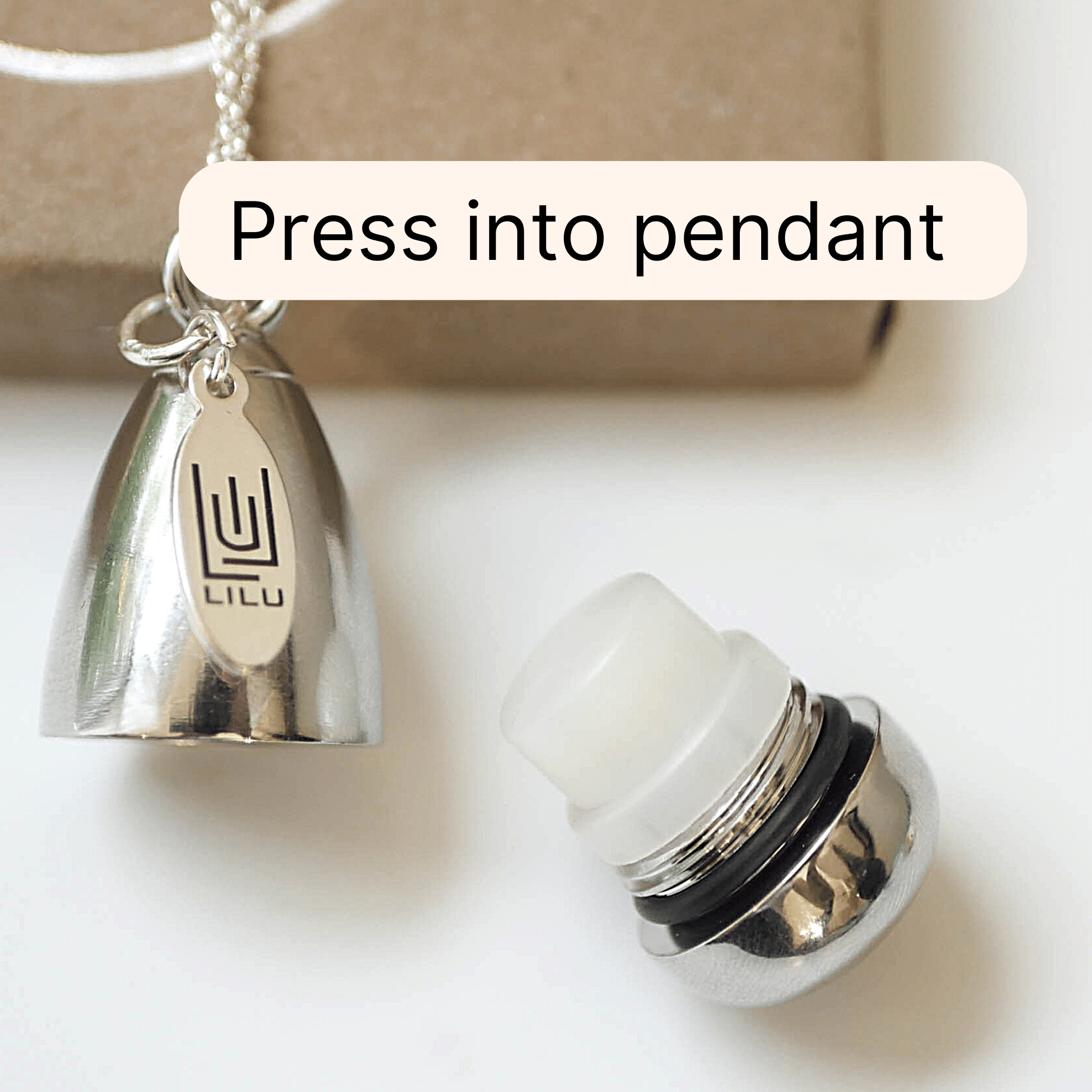 Extra Caps & Balm Pearl Inserts for LiLu Refillable Lip Balm Necklace